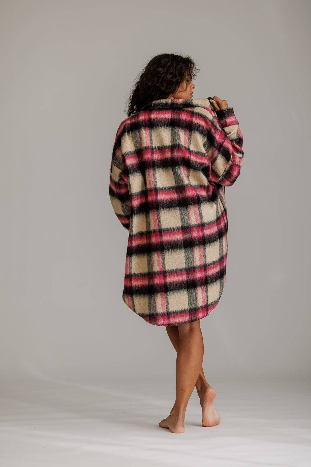 Karo Kauer Overjacket Checkered Online Outlet