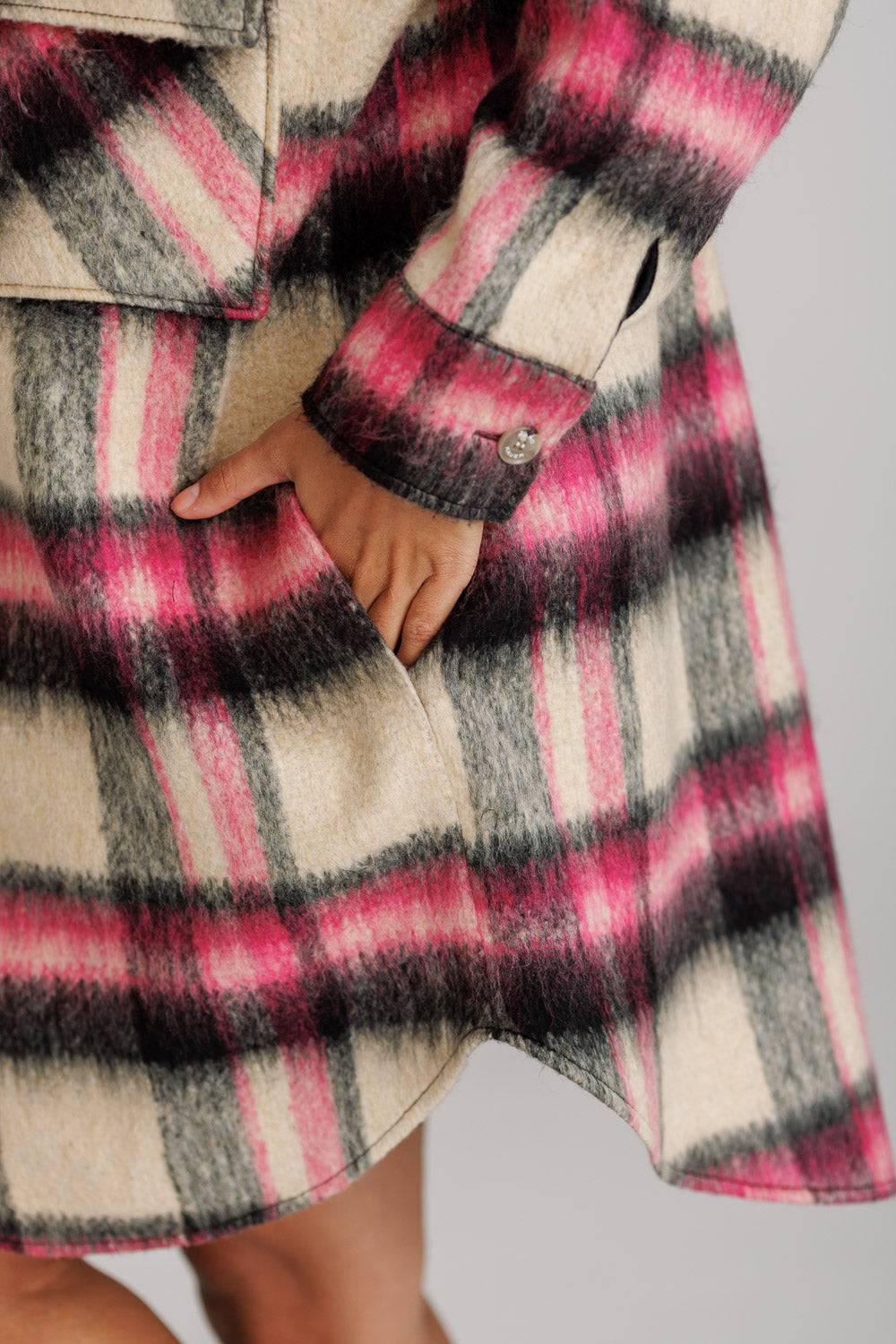Karo Kauer Overjacket Checkered Online Outlet