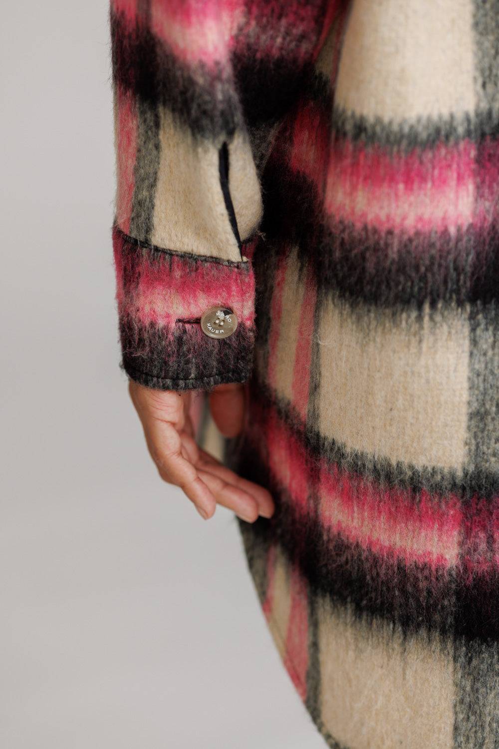 Karo Kauer Overjacket Checkered Online Outlet