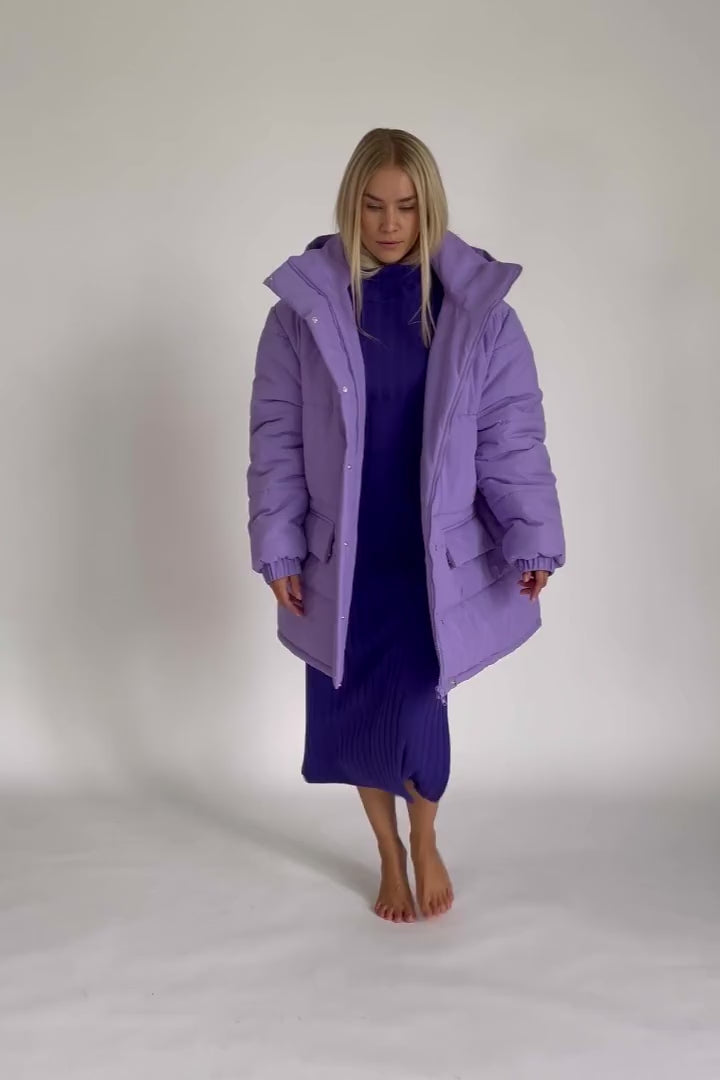 Karo Kauer Puffer Jacket Lilac Exklusive Angebote