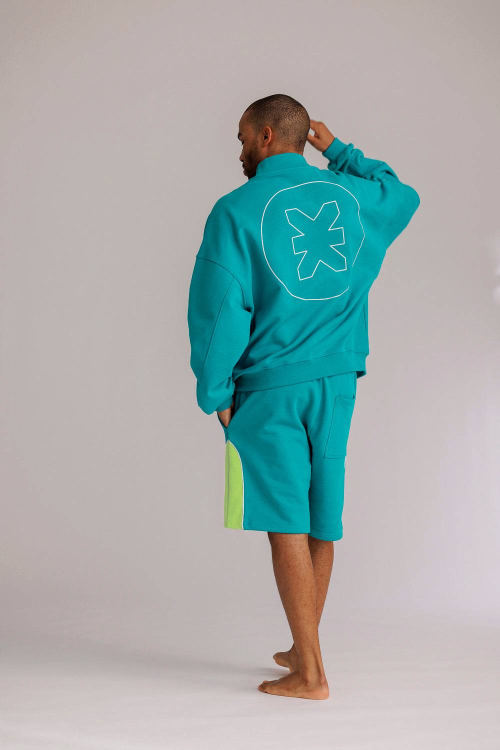 Karo Kauer Zipped Jacket Tile Blue Riesige Ersparnisse