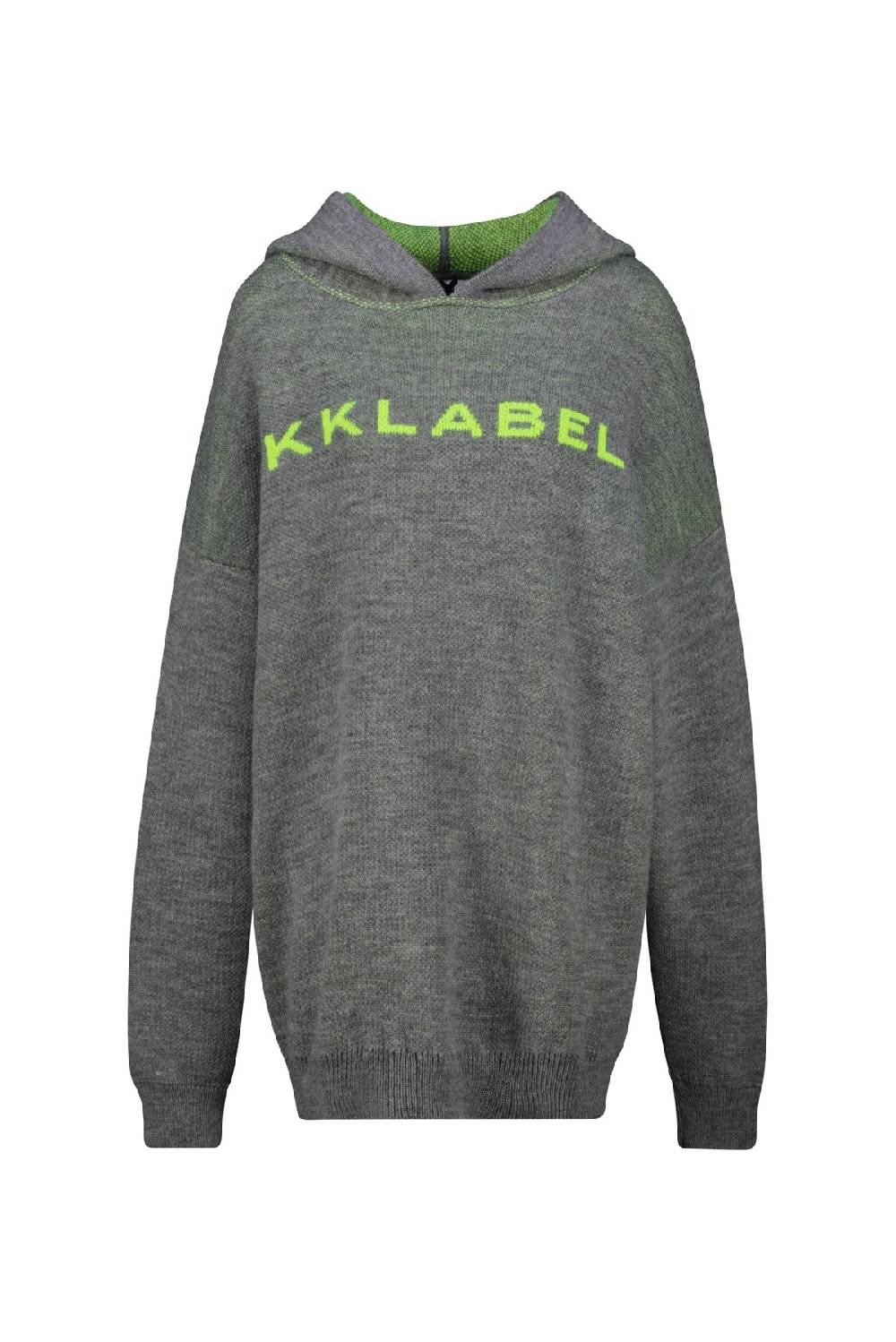 Karo Kauer Knit Hoodiedress Silver Grey Begrenzte Freigabe