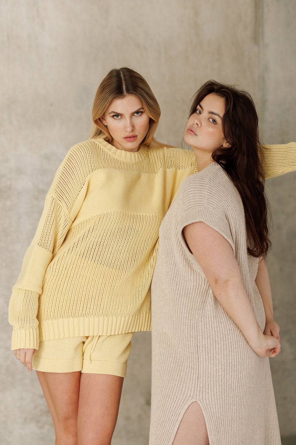 Karo Kauer Knit Shorts Light Yellow JETZT KAUFEN