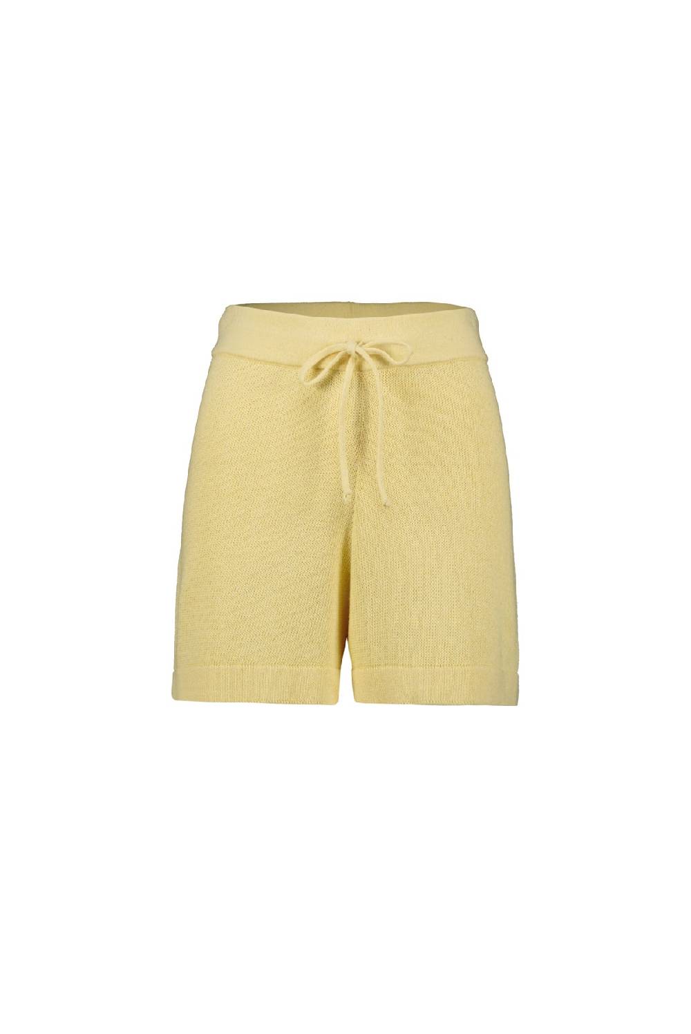 Karo Kauer Knit Shorts Light Yellow JETZT KAUFEN