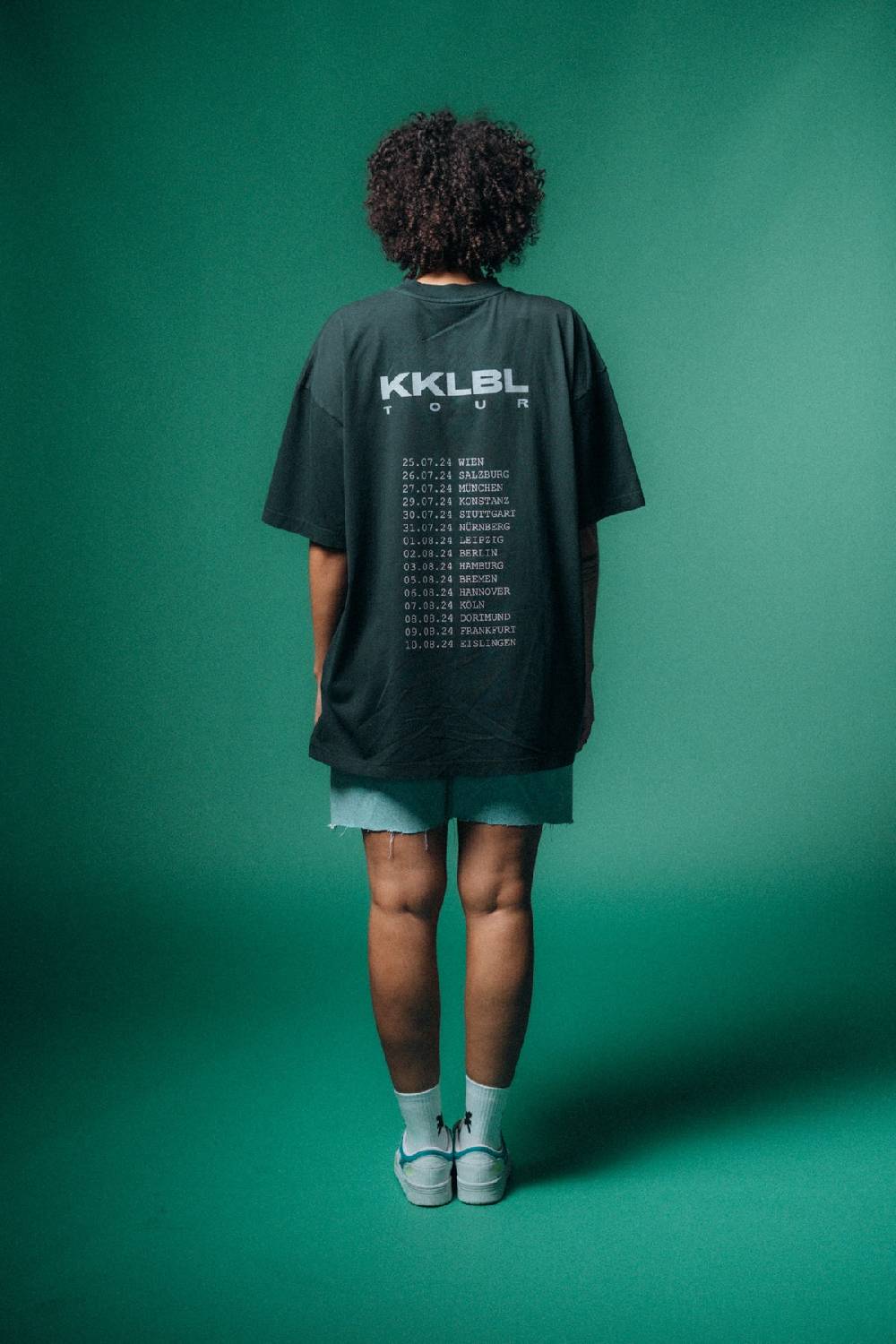 Karo Kauer Tour T-Shirt Smoke Black Letzter Tag