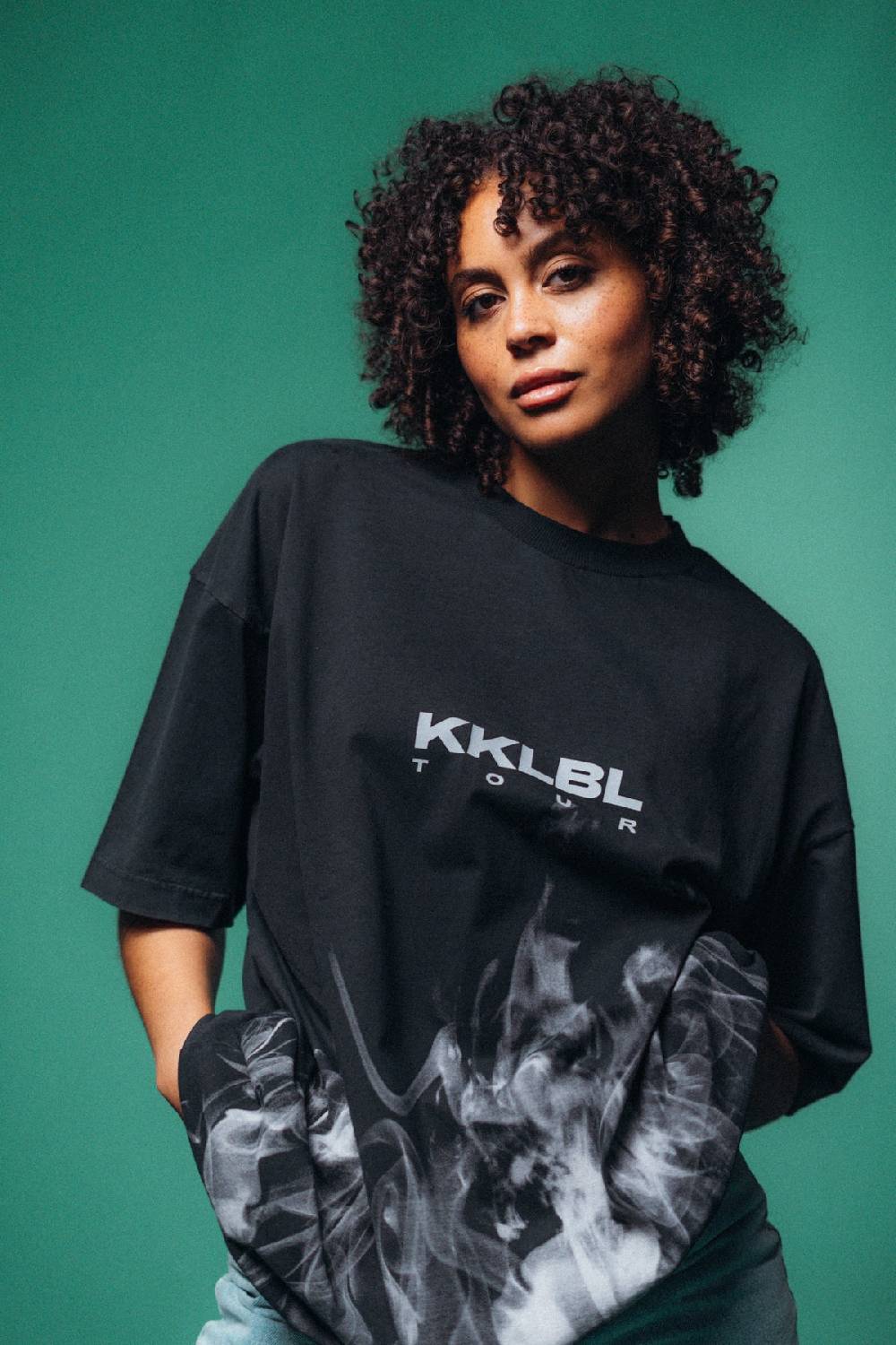 Karo Kauer Tour T-Shirt Smoke Black Letzter Tag