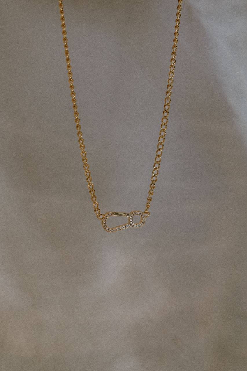 Karo Kauer Chain Carabiner Gold Verkauf