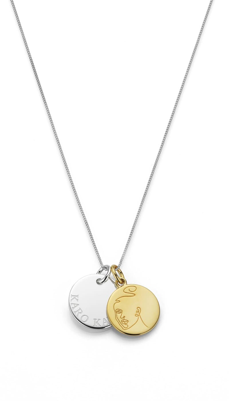 Karo Kauer Fine Necklace Silver x KK Coins Hotsell