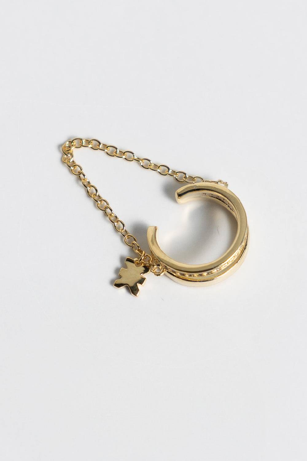 Karo Kauer Earcuff Chain Gold Fabrik Onlineshop