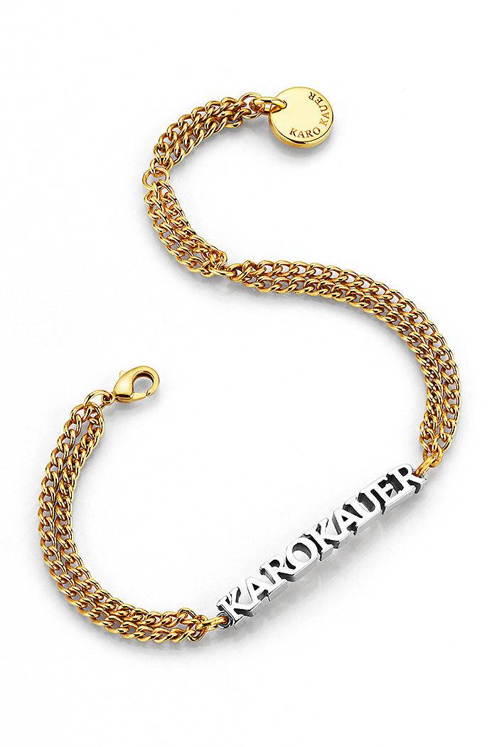 Karo Kauer KK Bracelet Bicolor Gold/Silver Sonderangebot