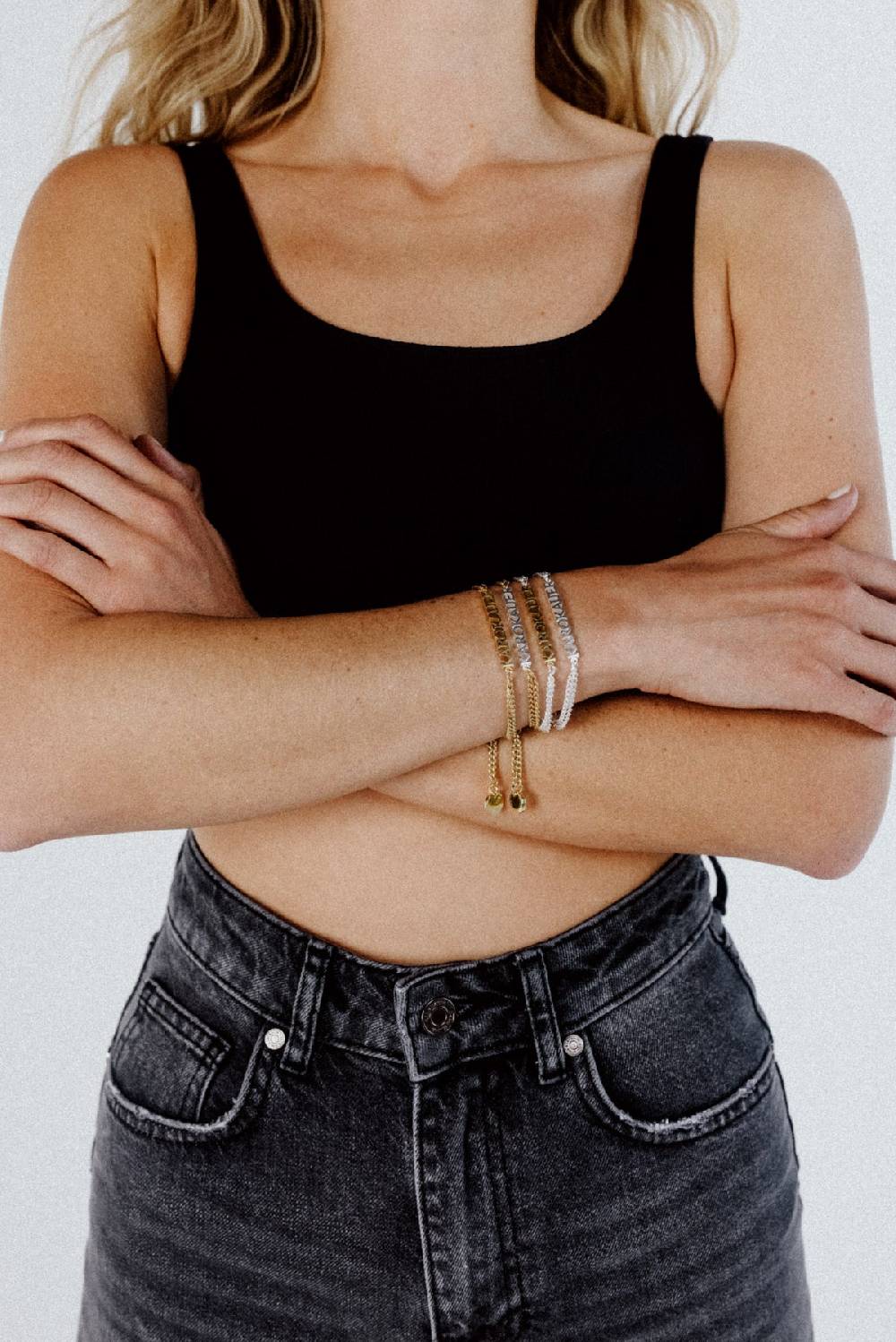 Karo Kauer KK Bracelet Bicolor Gold/Silver Sonderangebot