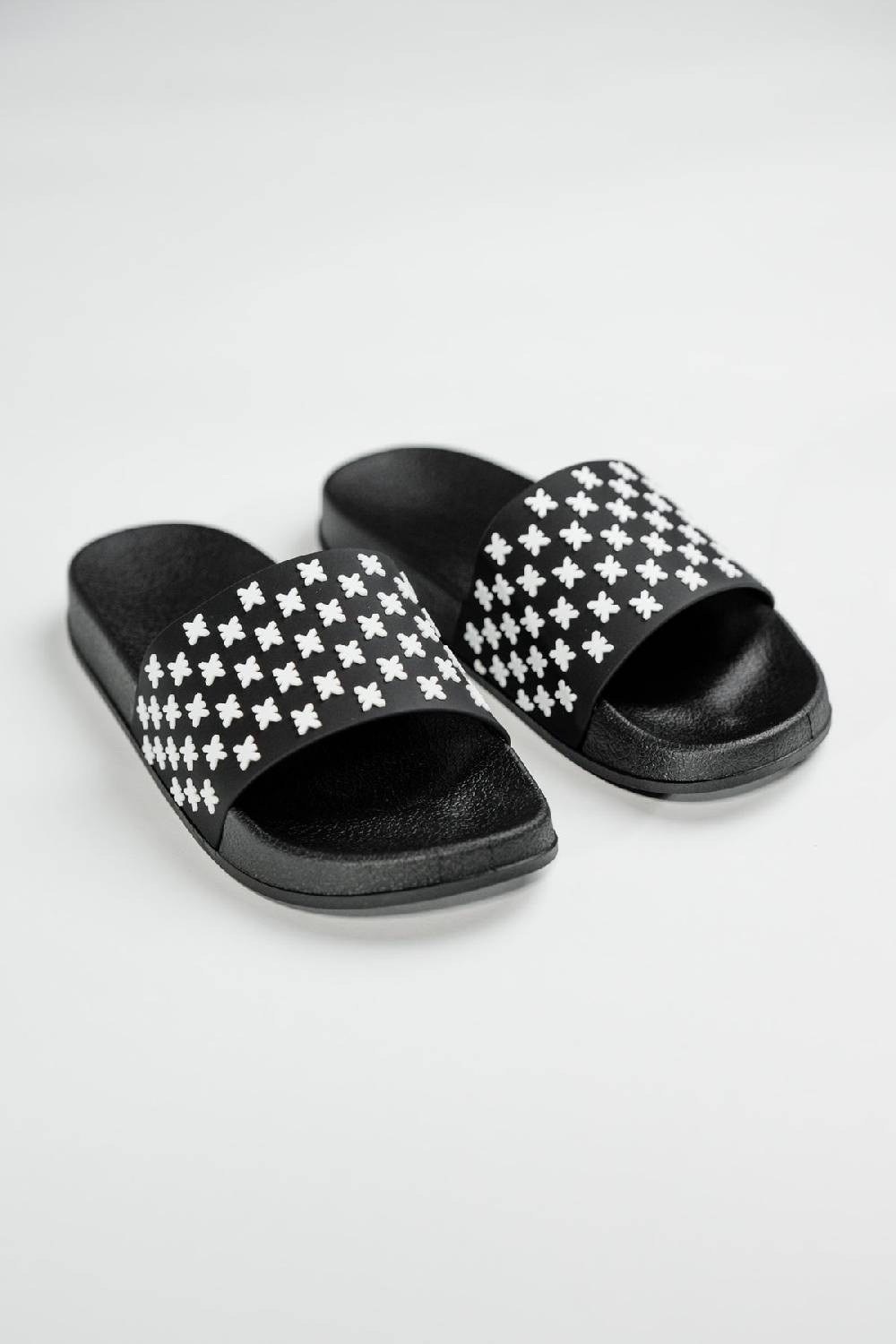 Karo Kauer Slipper Logo Heißer Verkauf