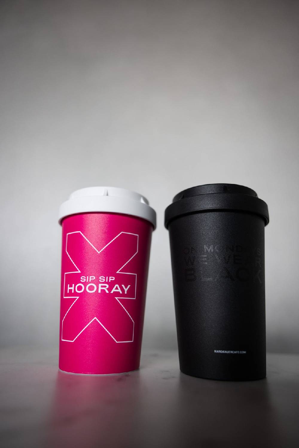 Karo Kauer Coffee Cup Pink – Café Edition Räumungsverkauf