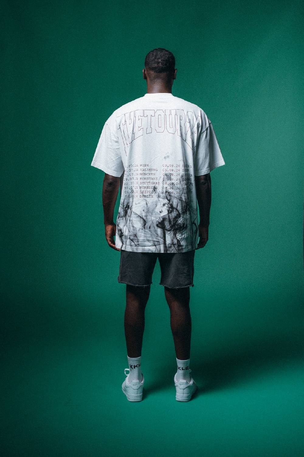 Karo Kauer Tour T-Shirt Smoke White Sonderangebot der Fabrik