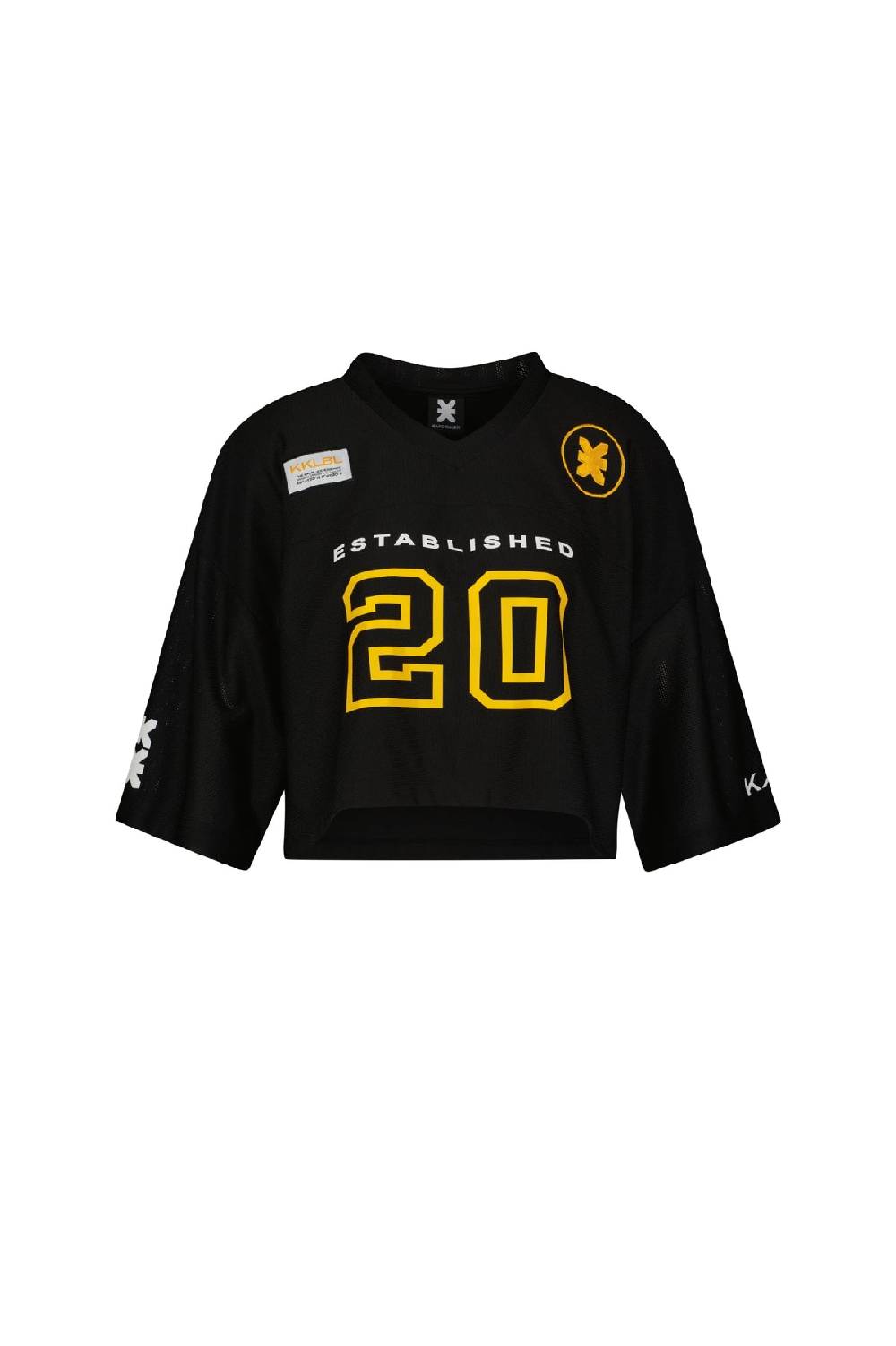 Karo Kauer T-Shirt Cropped Baseball Rabatte dieses Monats