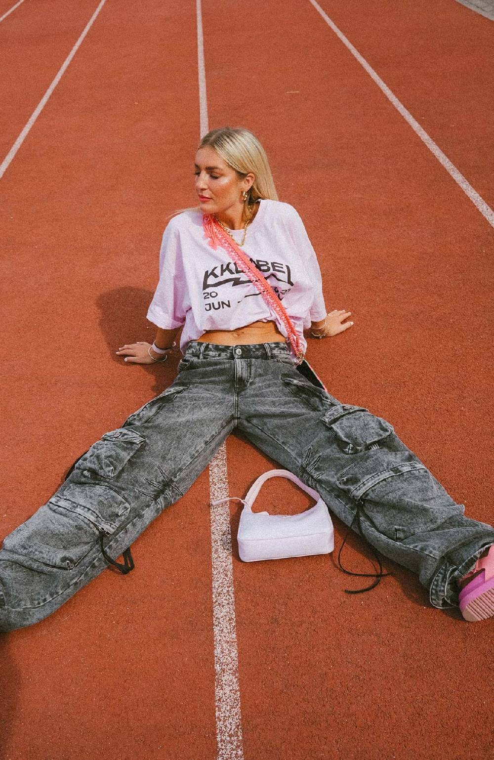 Karo Kauer Tour T-Shirt Washed Pink 2025