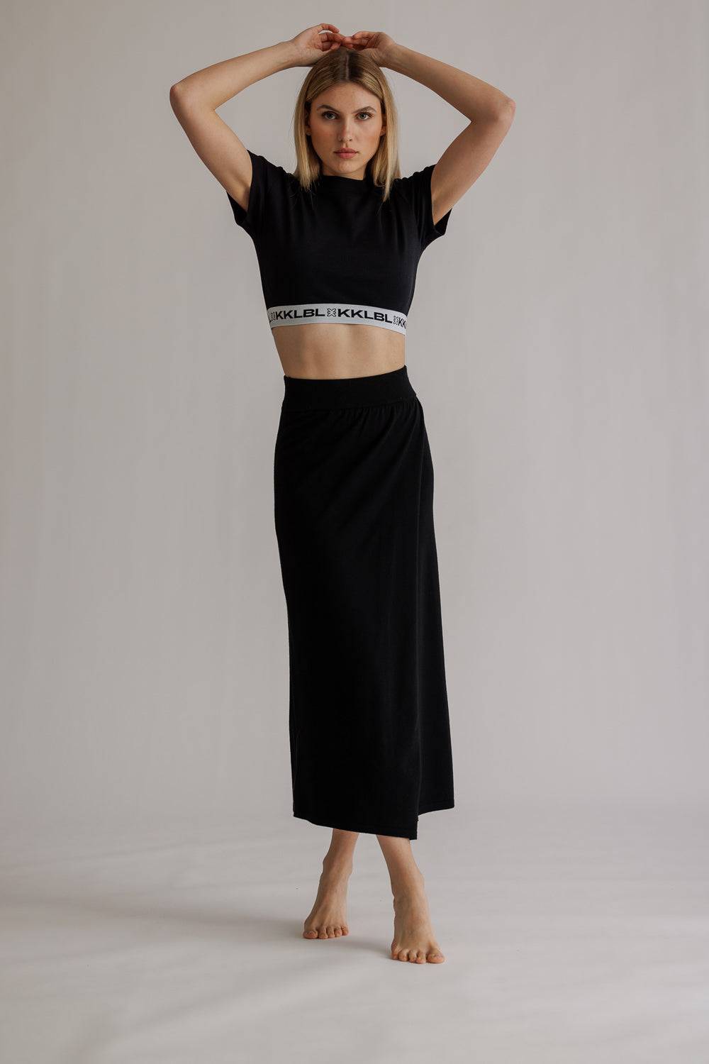 Karo Kauer Rib Top Basic Black Verkauf