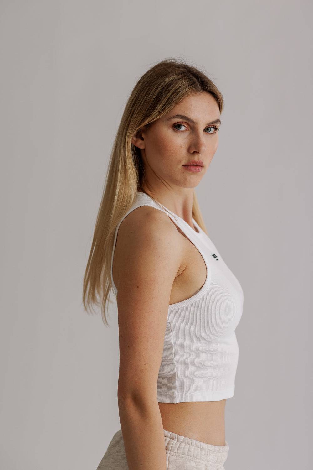 Karo Kauer Rib Top Basic White Angebote