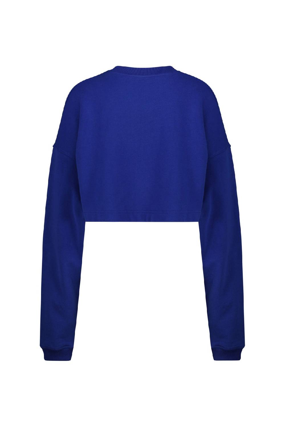 Karo Kauer Sweater Cropped Dark Blue Fabrikpreis