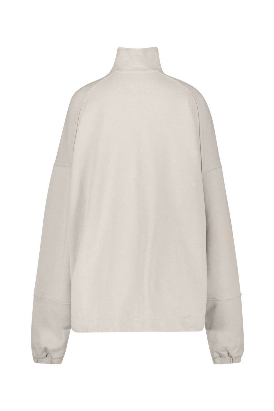 Karo Kauer Zipped Sweater Silver Grey Rabatt