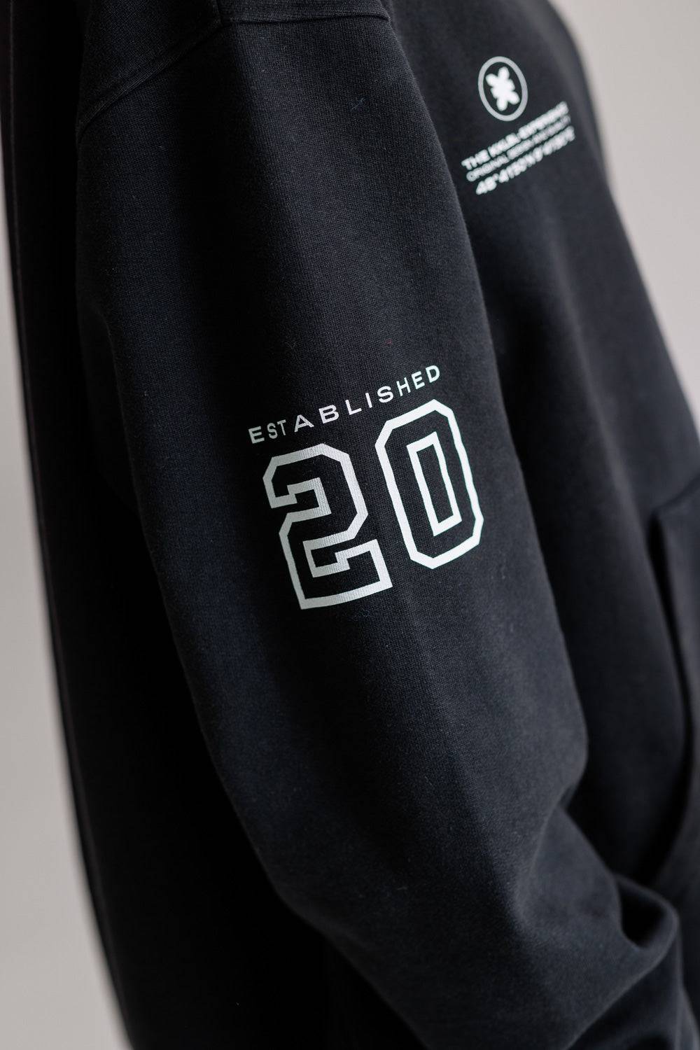 Karo Kauer Hoodie Faded Black Versandkostenfrei