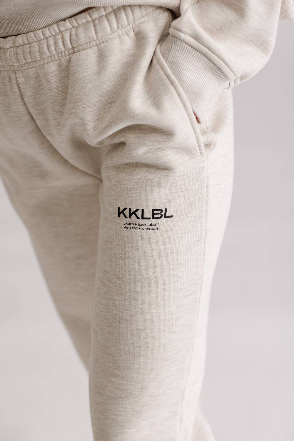 Karo Kauer Jogger Pants Basic Sand Melange Black Friday