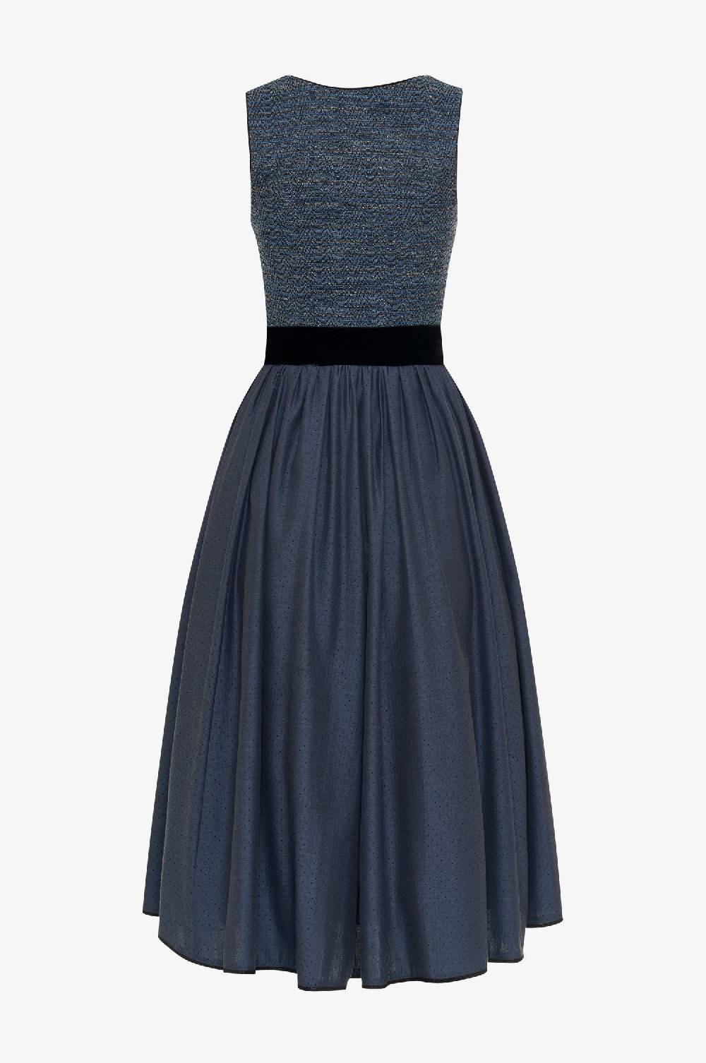Kinga Mathe Dirndl Palamos in Nachtblau im Angebot