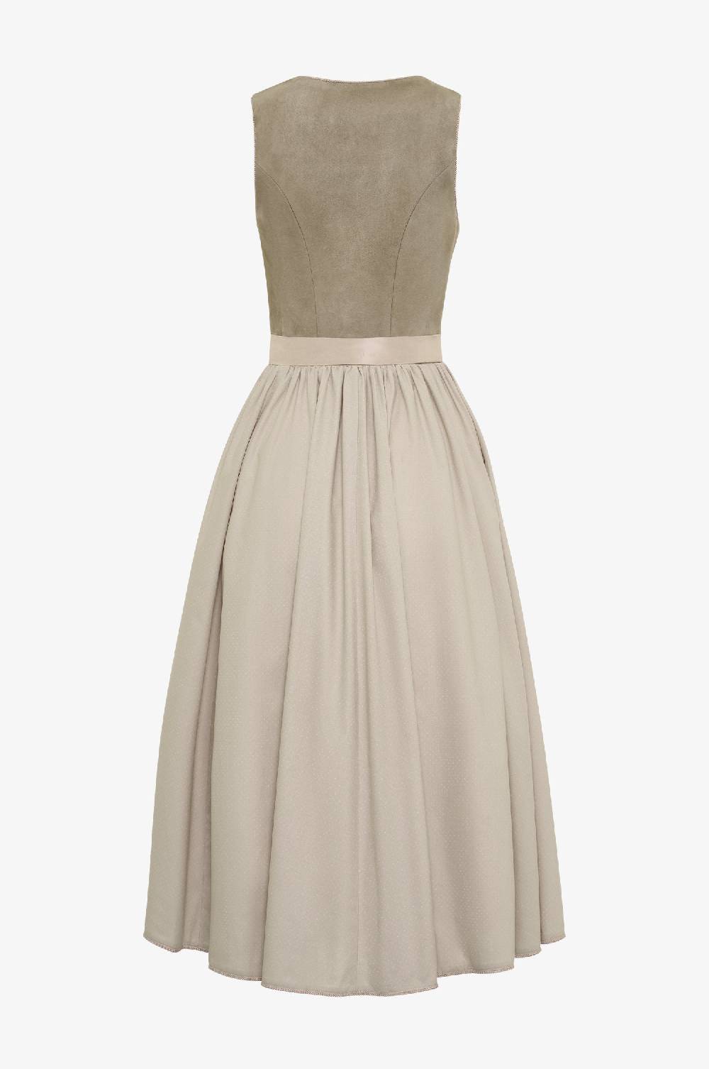 Kinga Mathe Lederdirndl Forst in taupe Blitzangebot