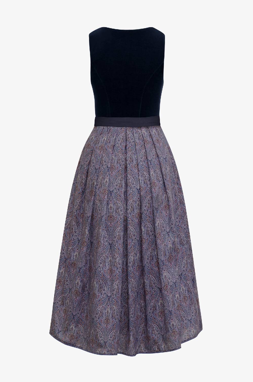 Kinga Mathe Samtdirndl Olivia in nachtblau Nur für heute