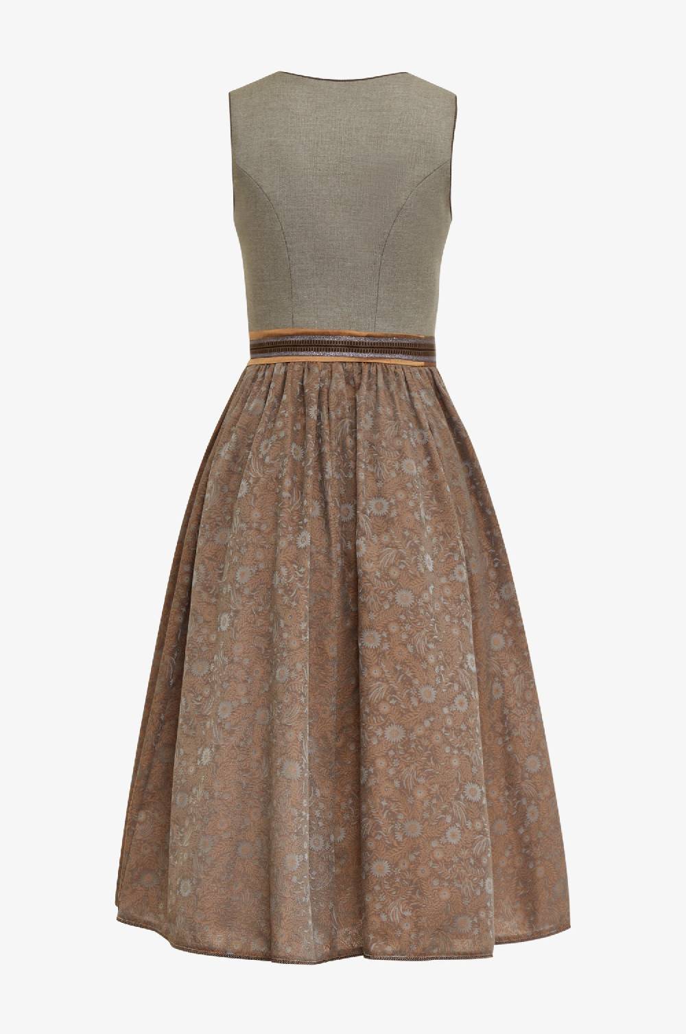 Kinga Mathe Dirndl Royan in Taupe Auslauf