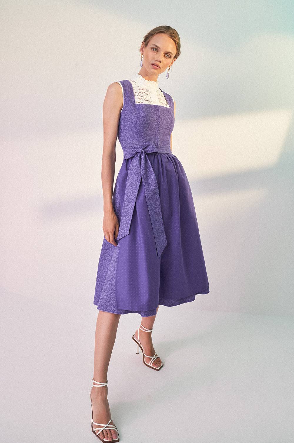 Kinga Mathe Dirndl Ally in Lila Sonderangebot