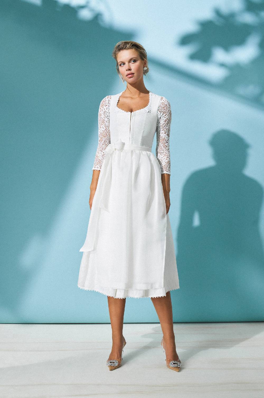 Kinga Mathe Dirndl Genova in Ivory Vatertagsangebot