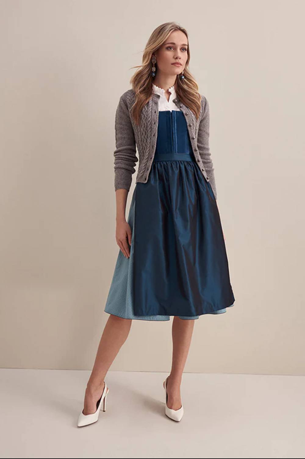 Kinga Mathe Dirndl Alice in cyan Große Rabatte