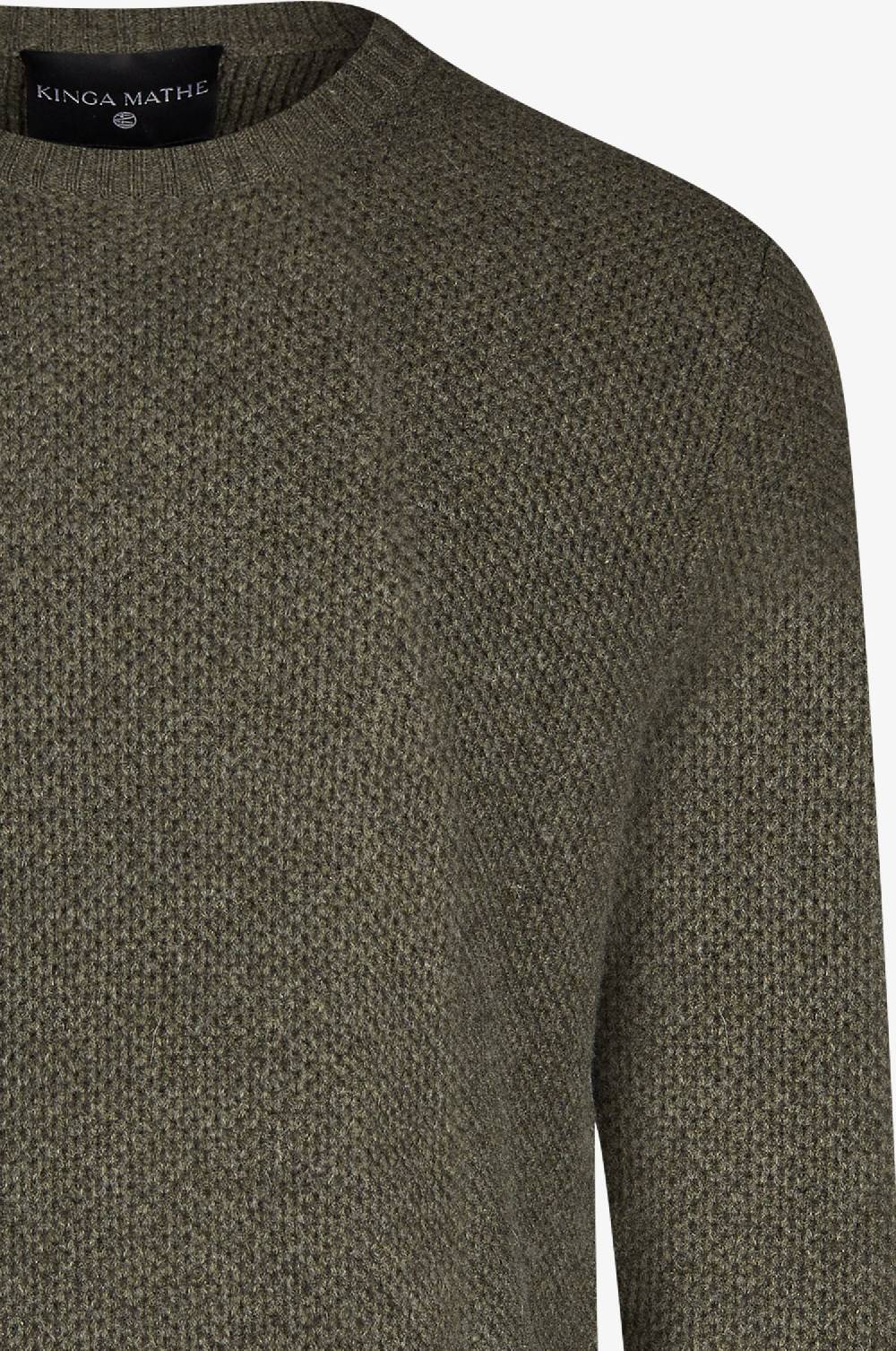 Kinga Mathe Cashmere Pullover Charles in Olive Tägliche Deals