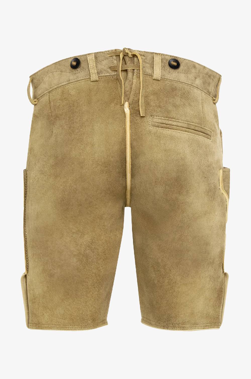 Kinga Mathe Hirsch Lederhose Leopold in Granit Im Verkauf
