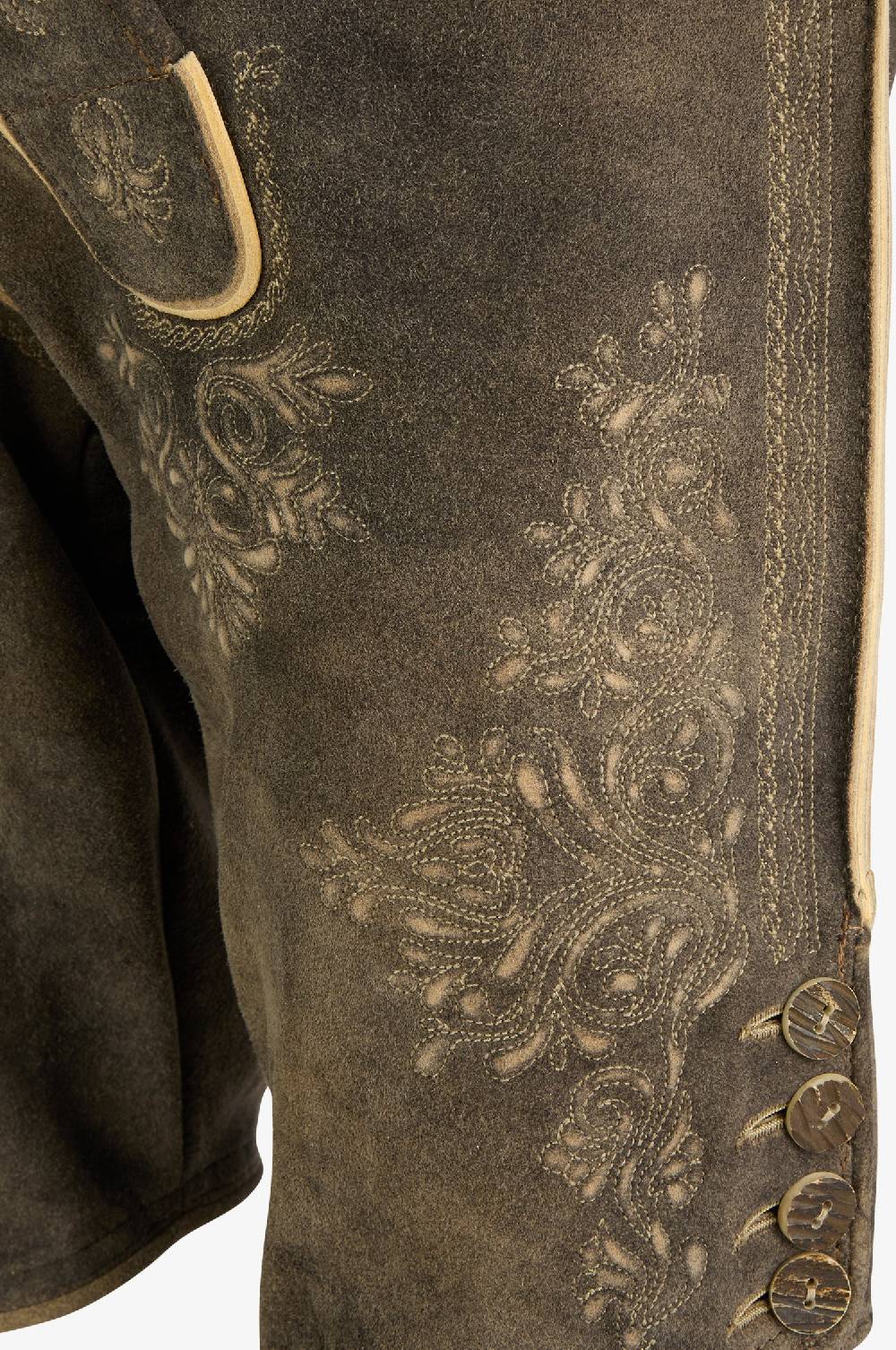 Kinga Mathe Ziegen Lederhose Kaiser in Old Grey zollfrei