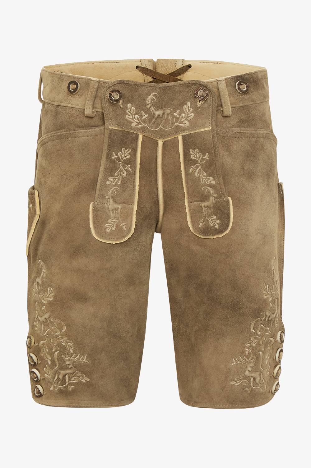 Kinga Mathe Ziegen Lederhose Jim in Creme Rabatte dieses Monats