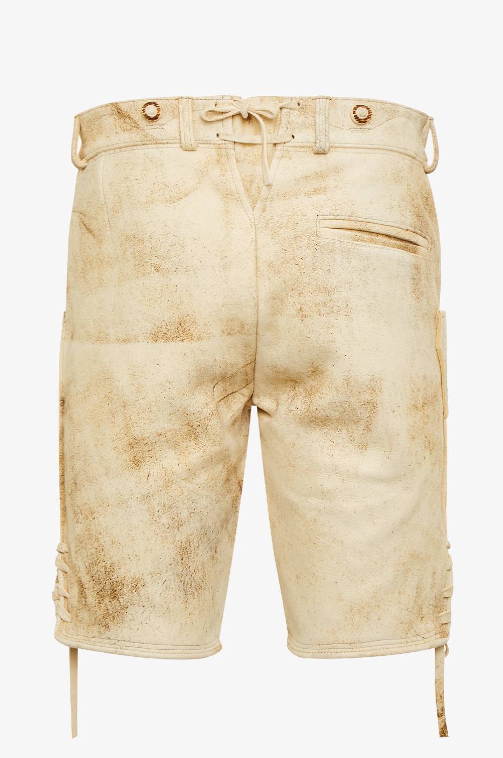 Kinga Mathe Ziegen Lederhose Ludwig in Champagner Outlet