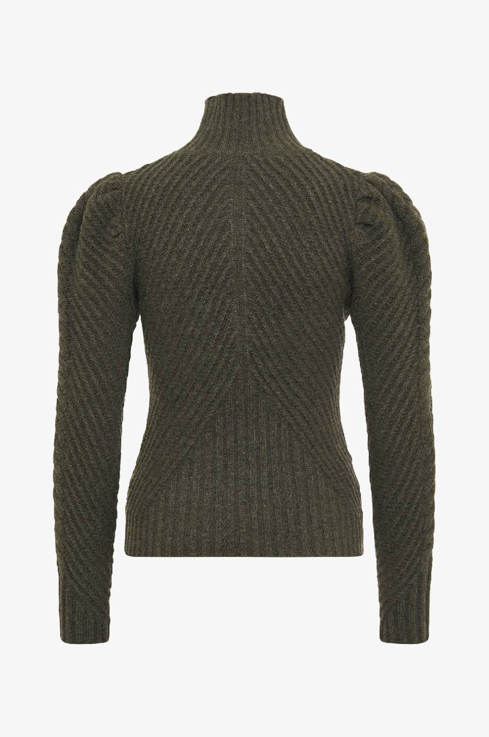 Kinga Mathe Cashmere Pullover Clara in Olive Jubiläumsangebot