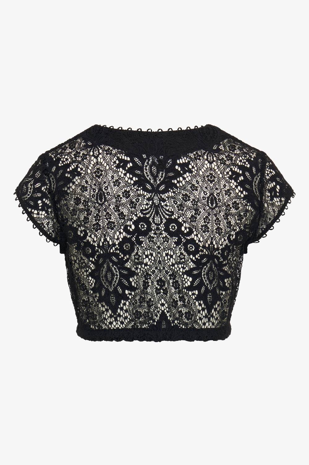 Kinga Mathe Dirndlbluse Samantha in Schwarz Sonderangebote