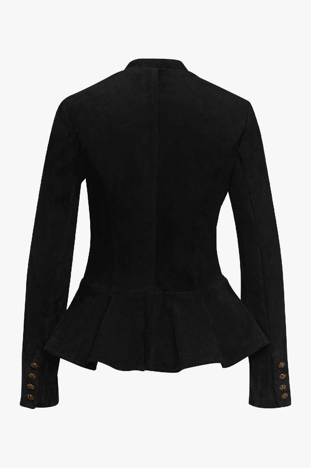 Kinga Mathe Lederjacke Ann-Kathrin in Schwarz Black Friday Preise