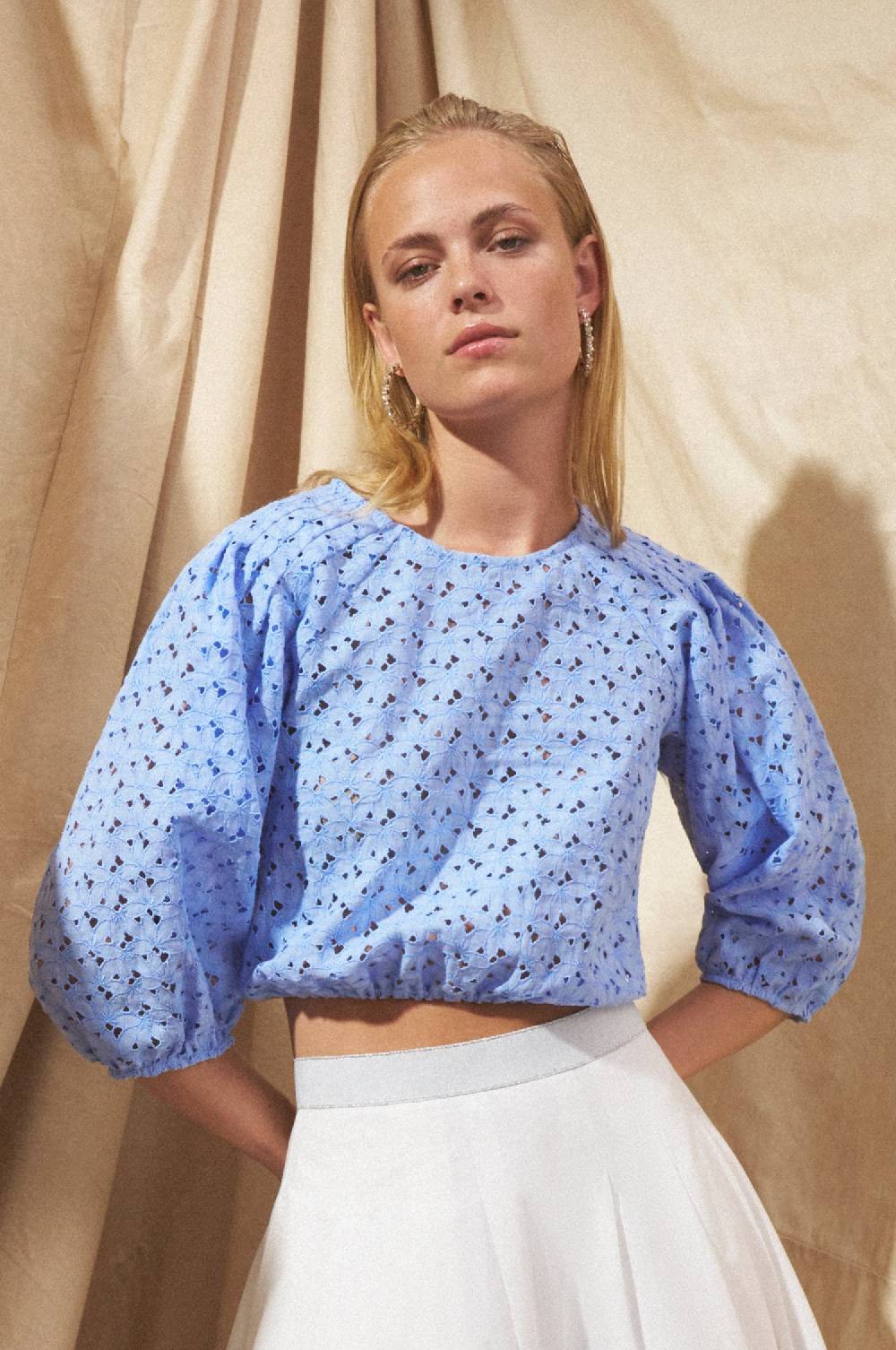 Kinga Mathe Bluse Kinga in blau Online