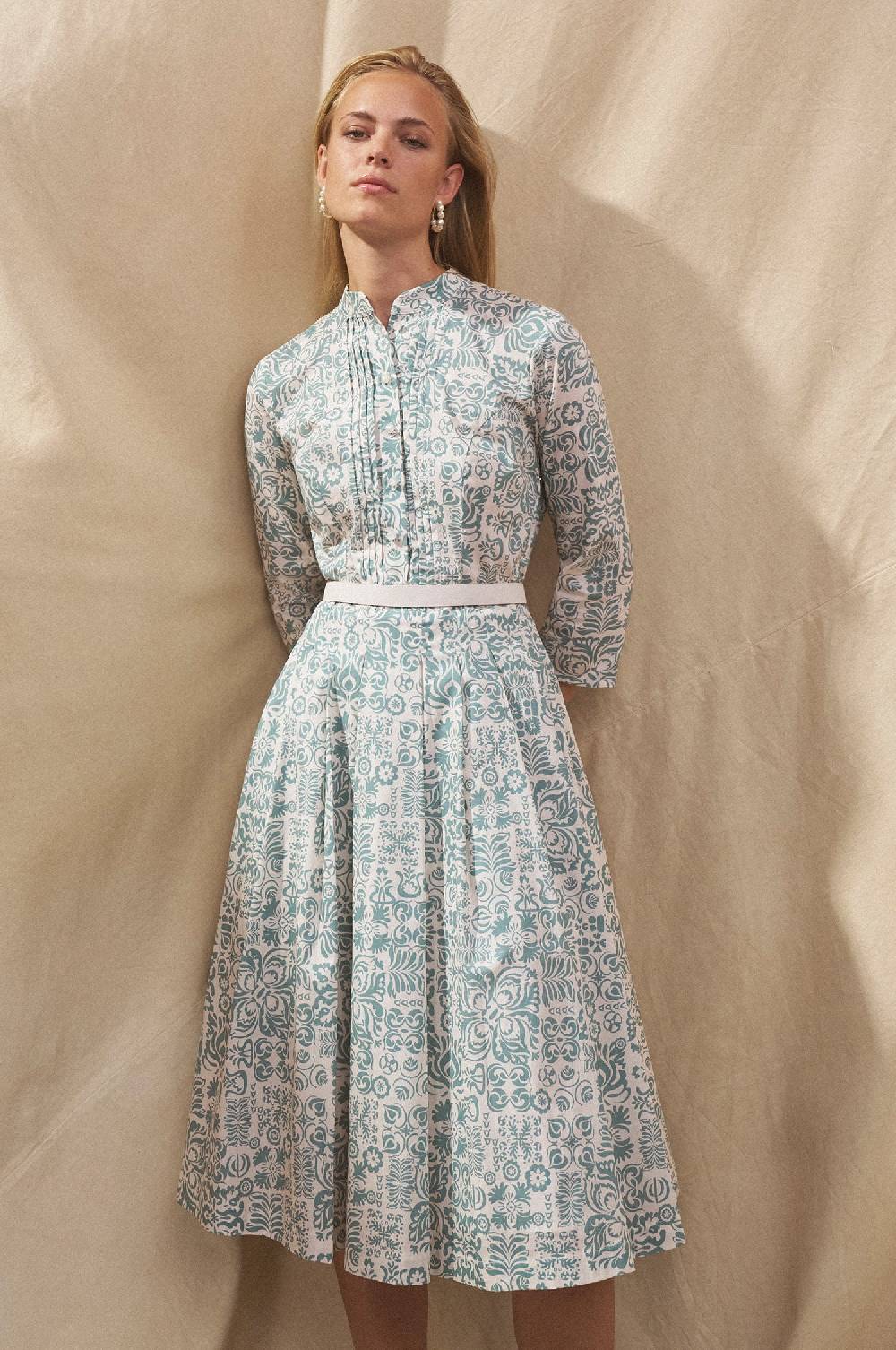 Kinga Mathe Kleid Odelia in aqua im Angebot