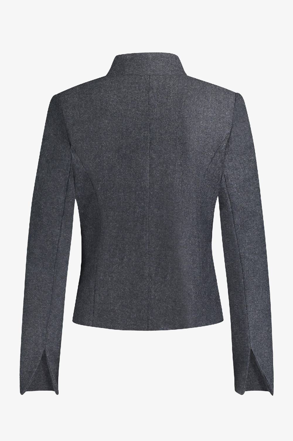 Kinga Mathe Jacke Constanze aus Schurwolle in Anthrazit Weihnachtsangebot