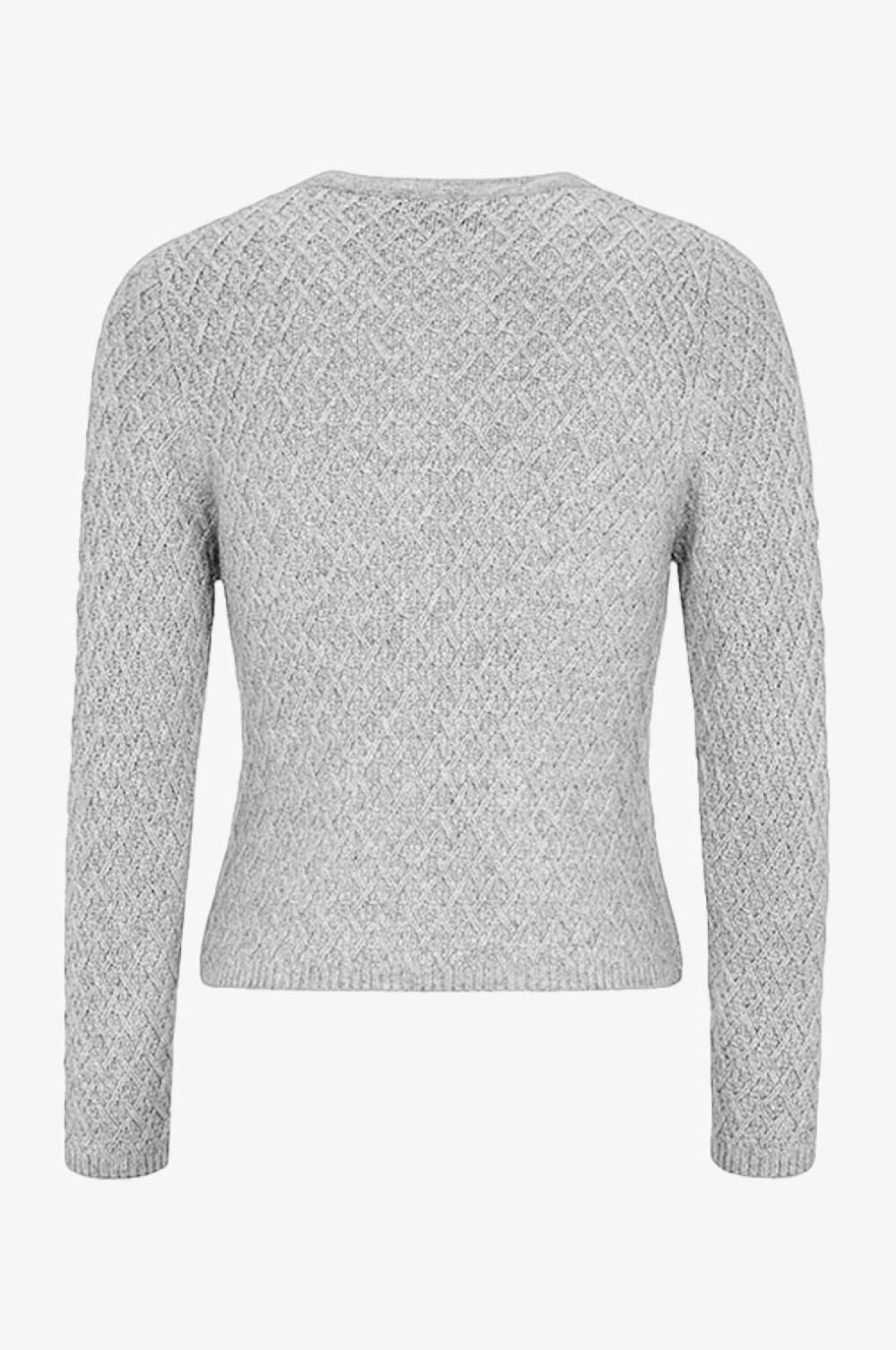 Kinga Mathe Cashmere Strickjacke Flora in Grau Jubiläumsangebot
