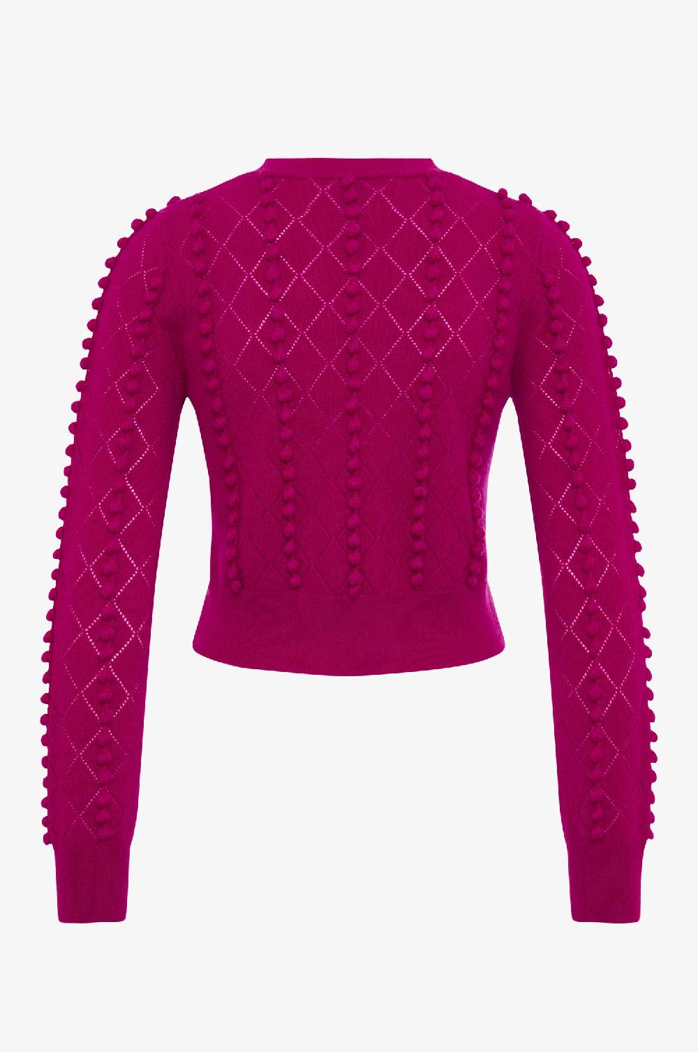 Kinga Mathe Cashmere Strickjacke Amalia in Pink Heißer Verkauf