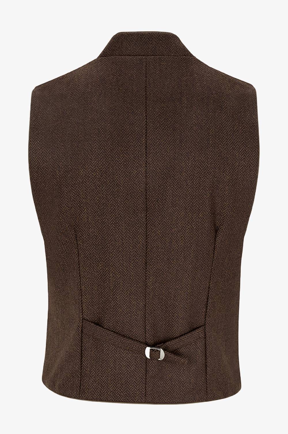 Kinga Mathe Gilet Nick aus Schurwolle in Bordeaux Super Rabatt
