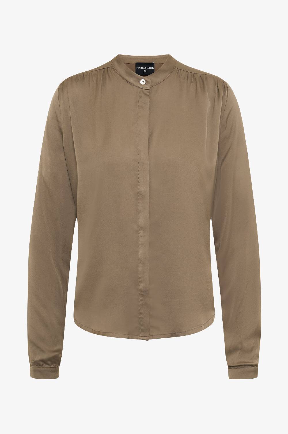 Kinga Mathe Bluse Anette in Taupe zollfrei