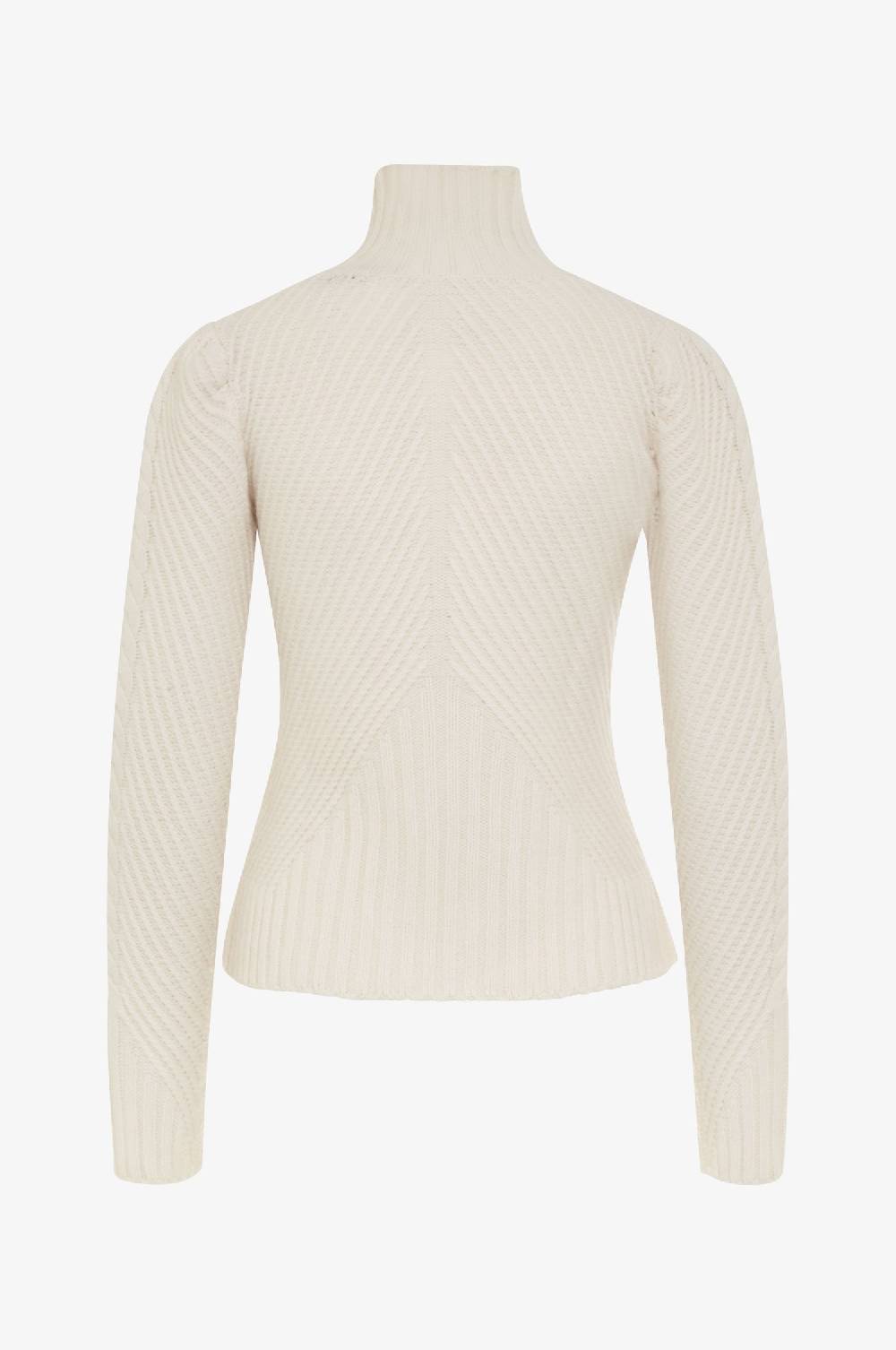 Kinga Mathe Cashmere Pullover Clara in Ivory Günstiger Verkauf