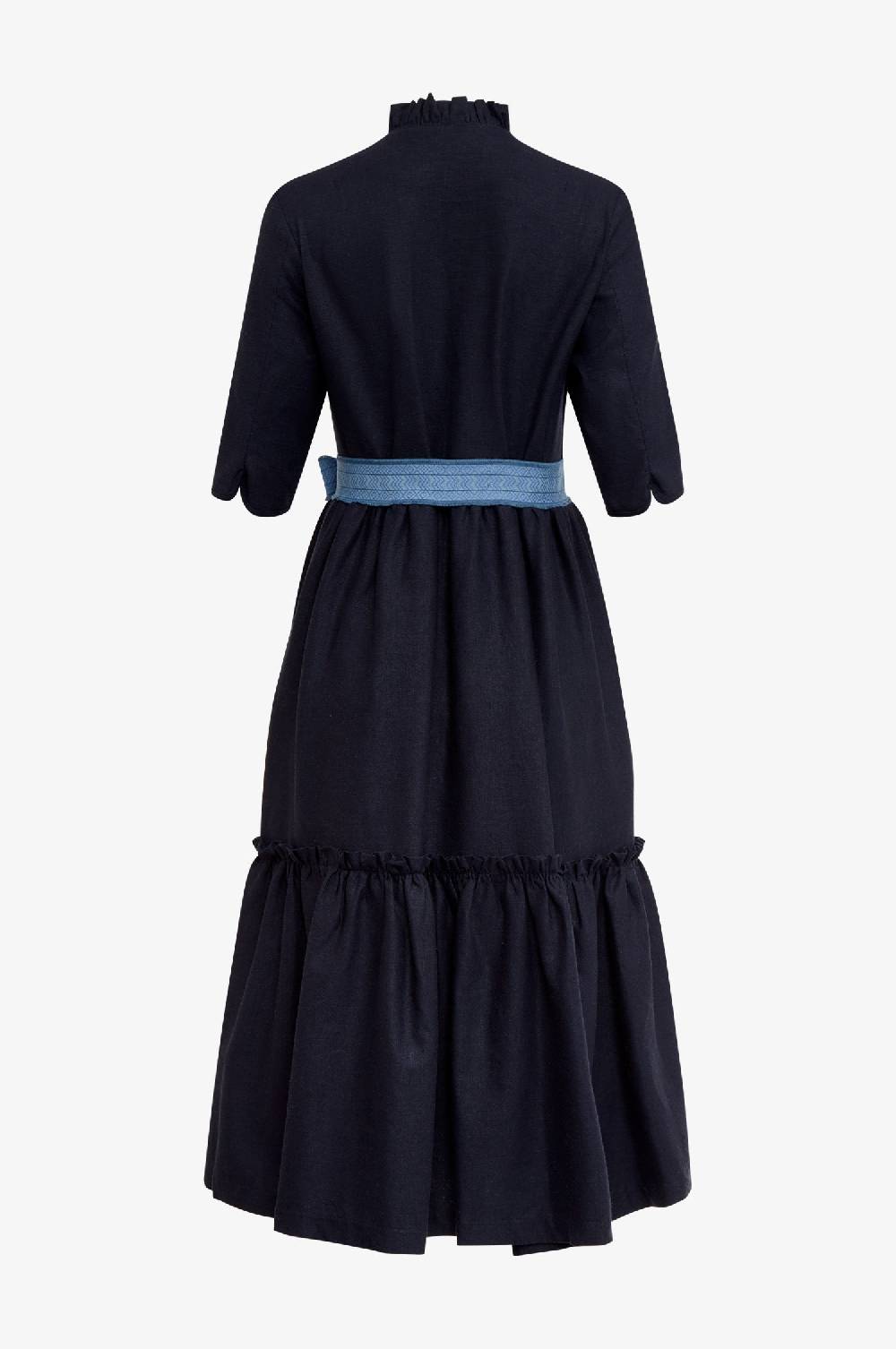 Kinga Mathe Kleid Sue in Dunkelblau Flash Sale